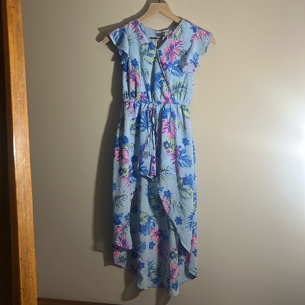 Girls Hi Low Romper
